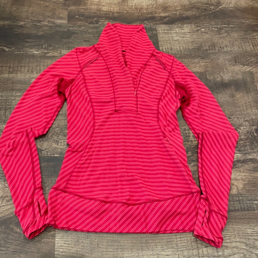 Lululemon Train Half Zip Long Sleeved Shirt